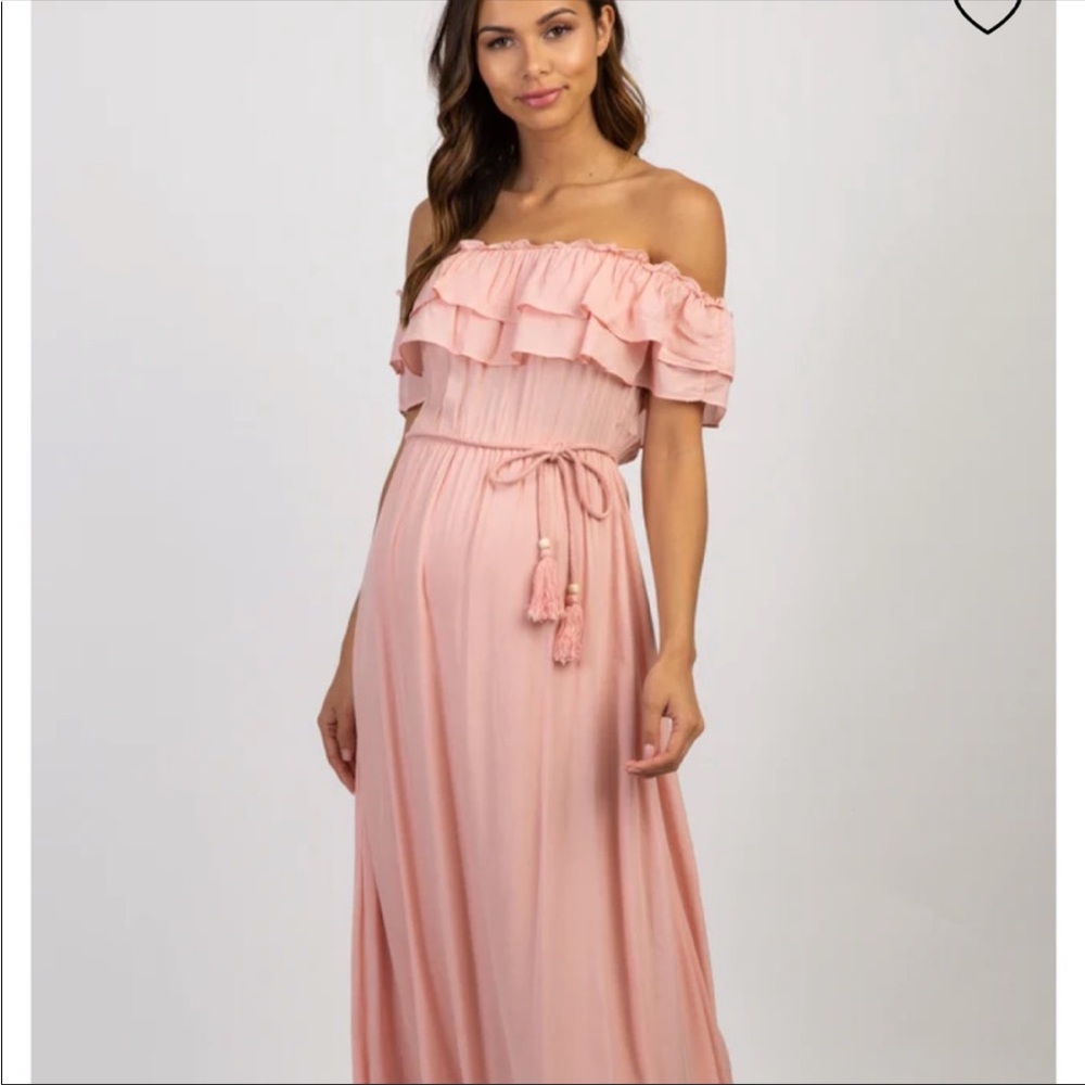 Pinkblush Maternity Dress Pink Maxi Dress